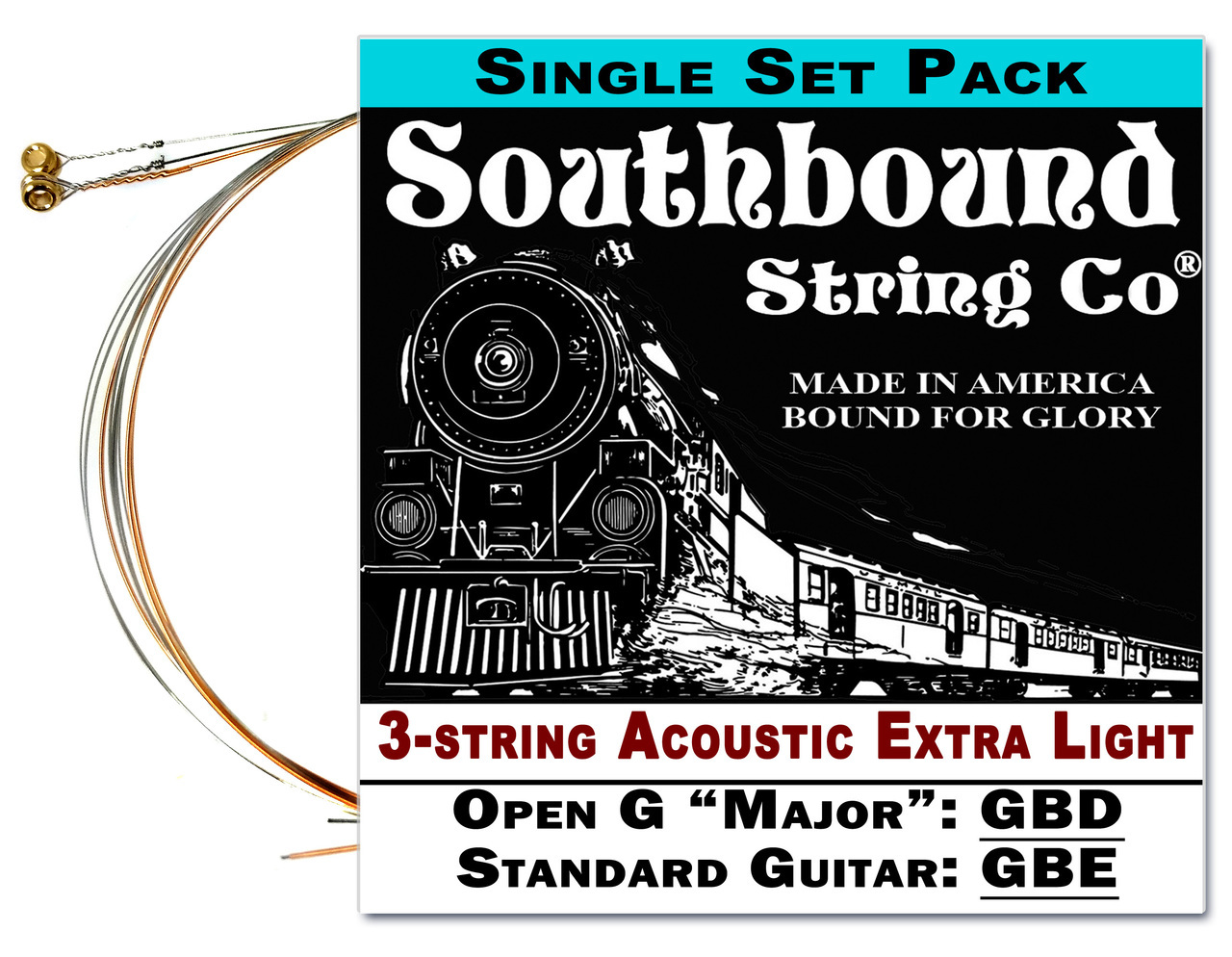 Southbound Strings Acoustic Extra Light Open G Set