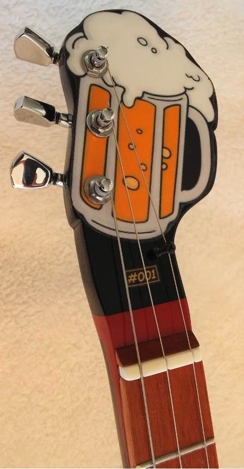 Duff beer guitar headstock by Jim S.
