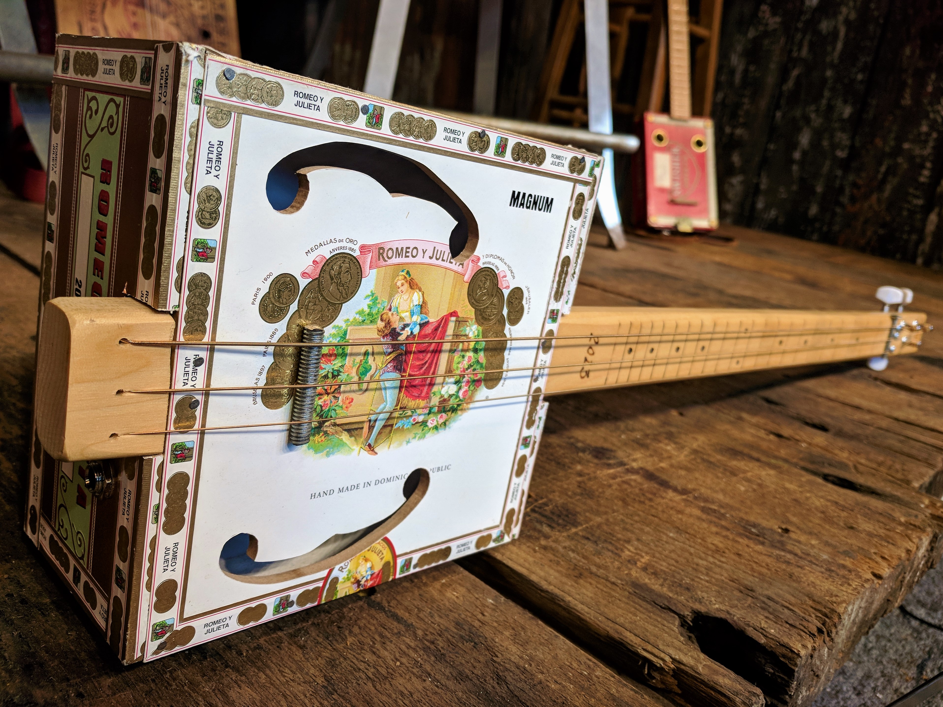 3-string cigar box guitar