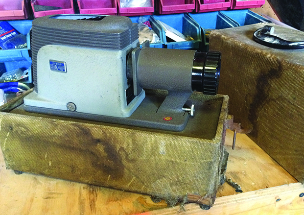 Antique projector