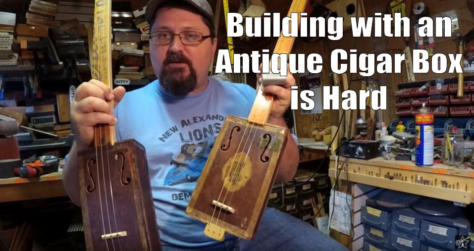 Shane Speal thinks building CBGs with antique cigar boxes can be difficult