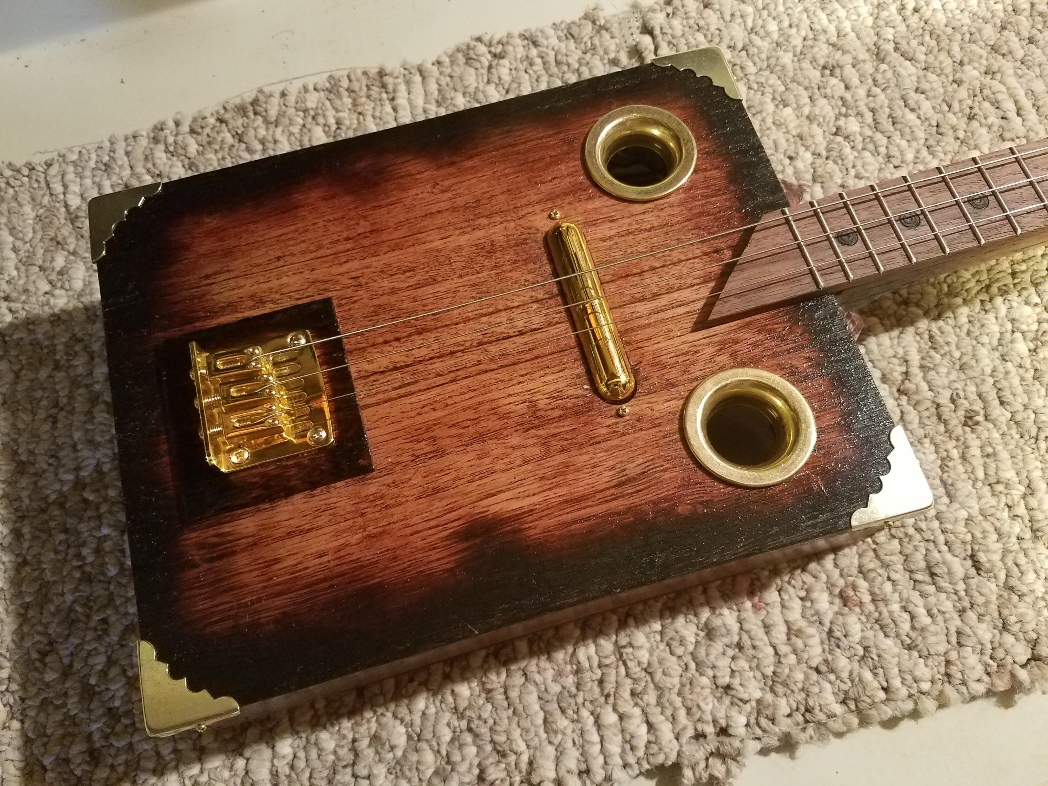 C. B. Gitty Box Kit Guitar Built by Christopher C.