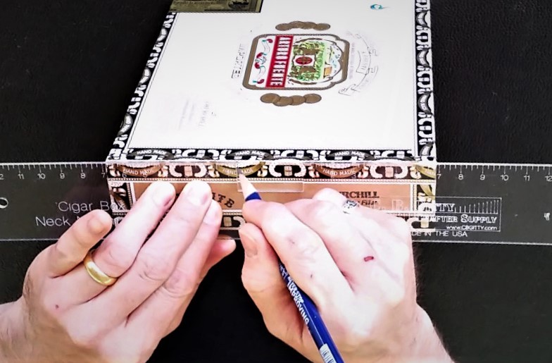 Cigar Box Guitar Neck Notching Template