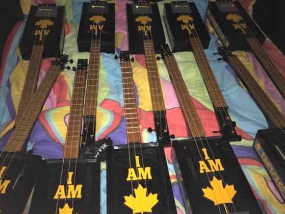 Dervaric family-built guitars for Invictus Games