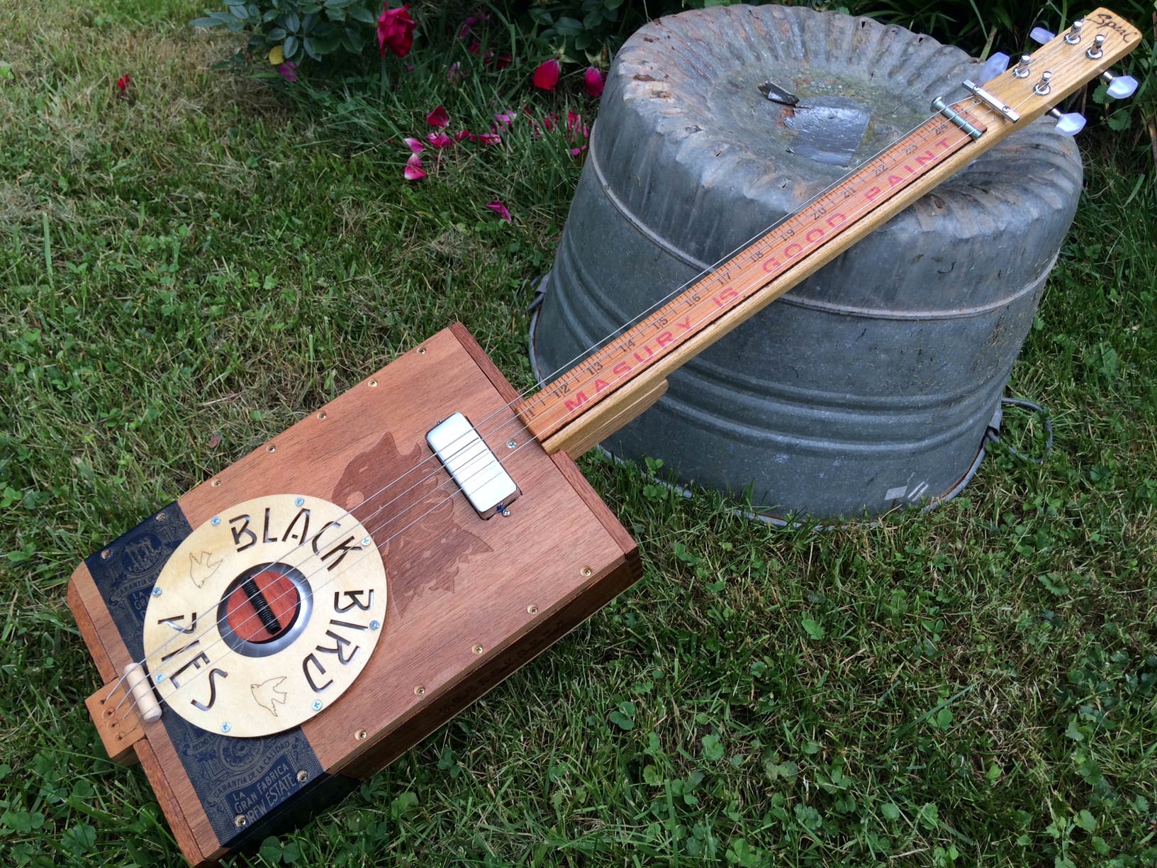 The HELLHOUND Slide - 2-inch Adjustable Brass Cigar Box Guitar Slide -  Hand-crafted in the USA - C. B. Gitty Crafter Supply