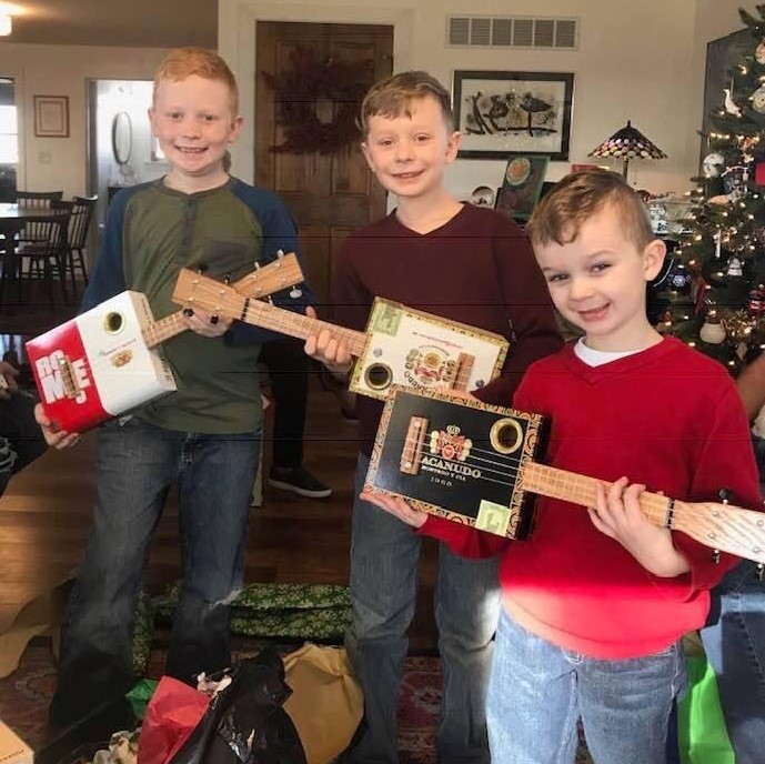 Jason R. built ukuleles for his nephews