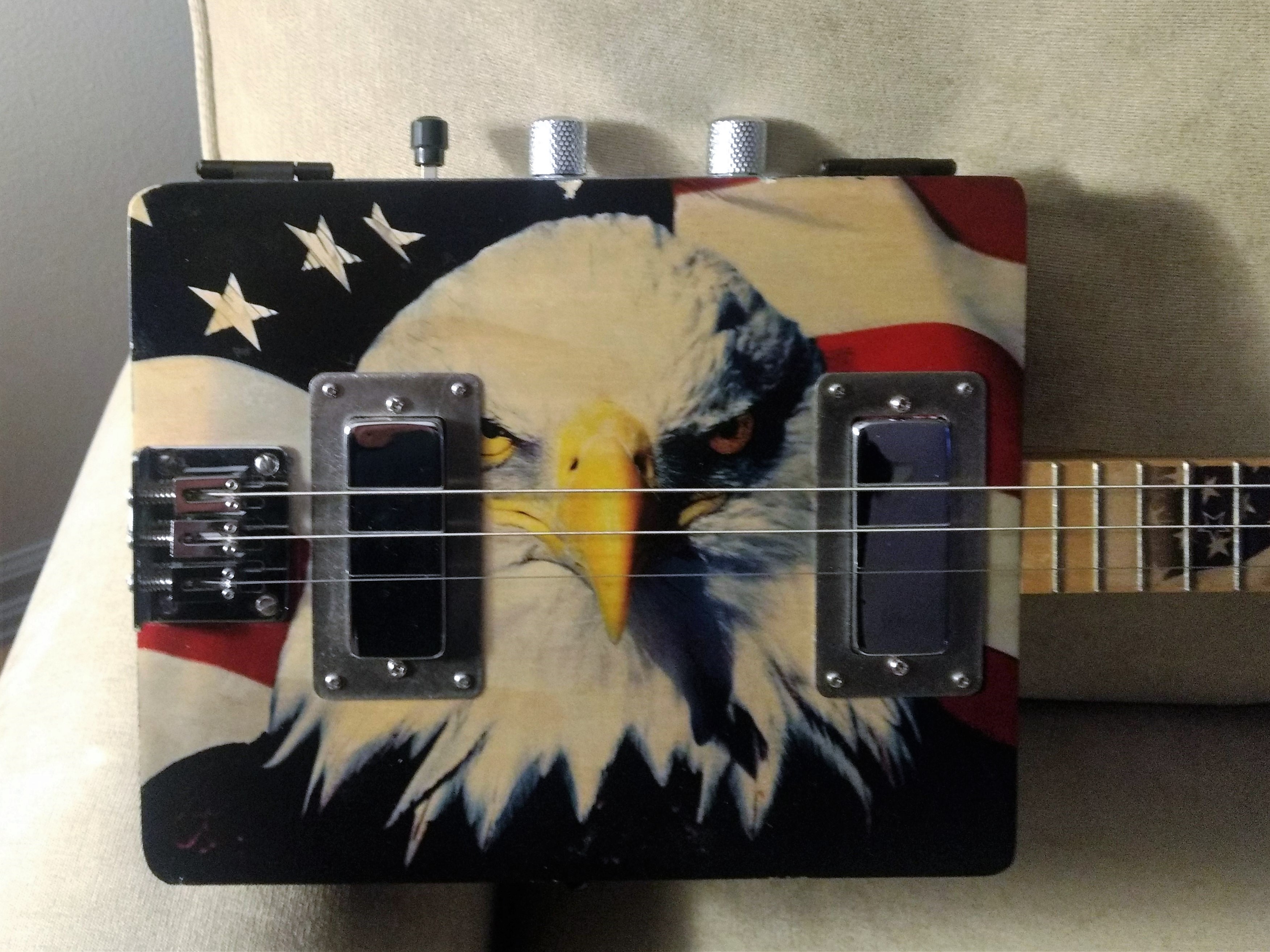 American Eagle guitar with C. B. Gitty parts built by Jim B.