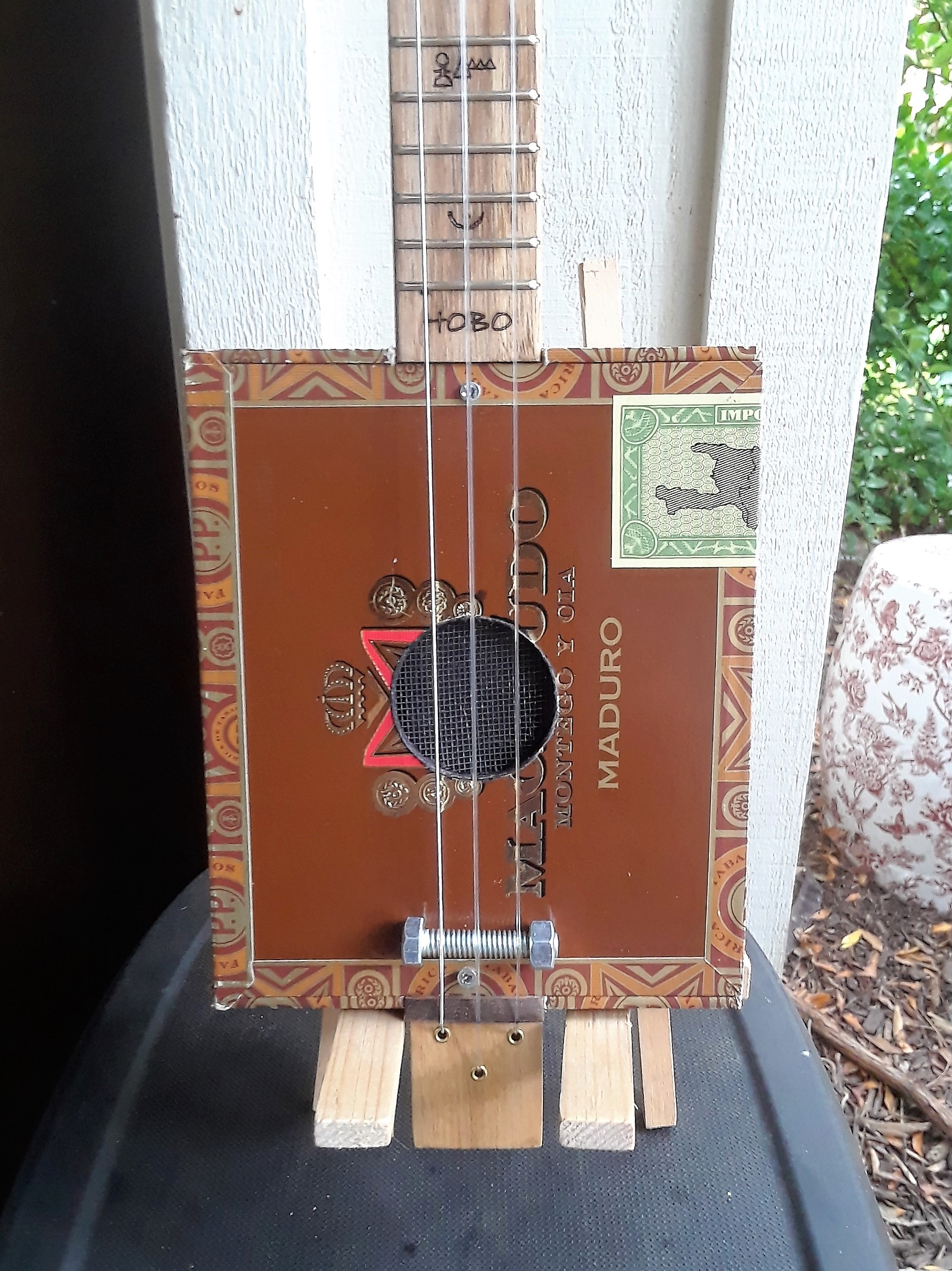 Hobo Fiddle Strings on The Whistler Hobo Fiddle by Jimmy C. 