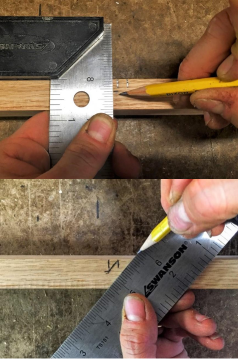 Laying out a straight cigar box guitar headstock 2