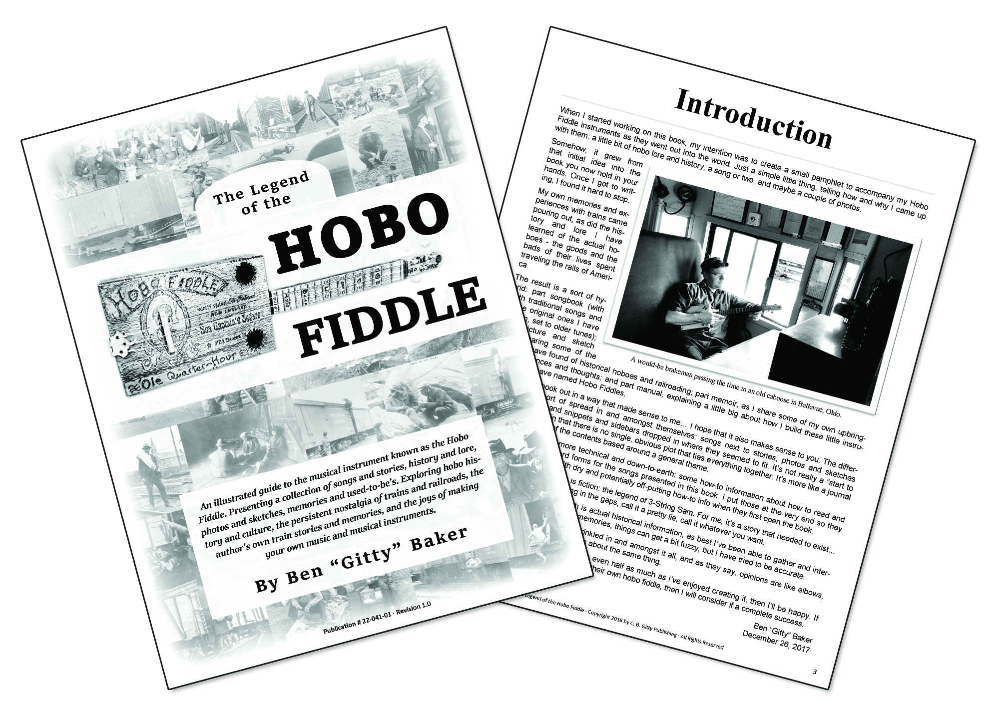 "The Legend of the Hobo Fiddle" Book by Ben "Gitty" Baker
