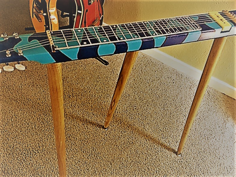How to Add Legs to a 2x4 Lap Steel Guitar C. B. Gitty Crafter Supply