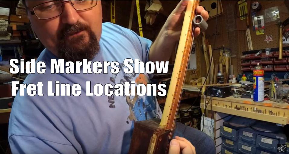 Shane Speal demonstrates how side markers display fret line locations