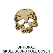 Skull sound hole cover