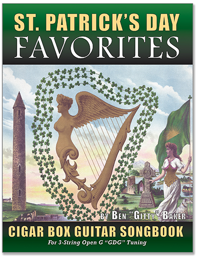 St. Patrick's Day Favorites - 136-page Irish Songbook for Cigar Box Guitar - 35 songs!