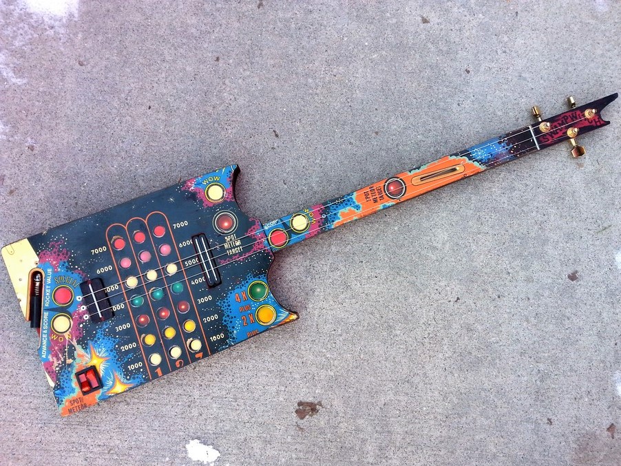 Pinball machine guitar by The Anonymous Pick