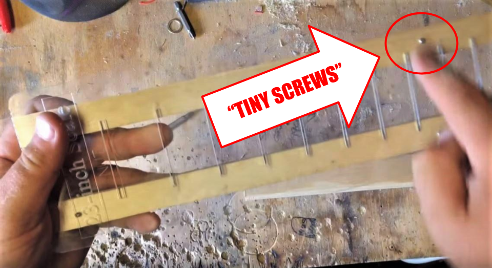 Tiny screws fretting template mod