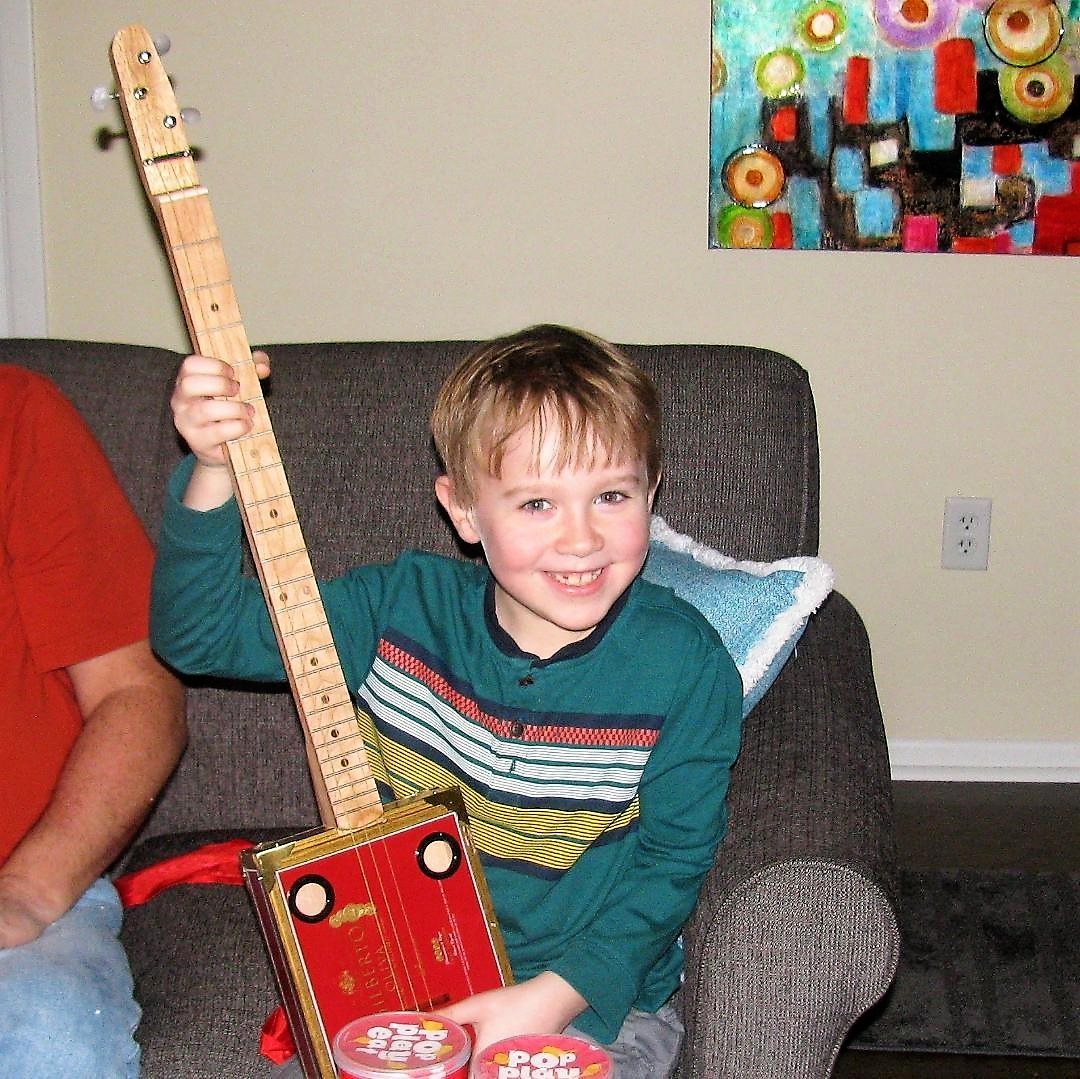 A 3-string CBG built by William F. for a friend's grandson